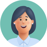 Ofis temizliği hizmetini yorumlayan müşteriyi temsil eden avatar görsel