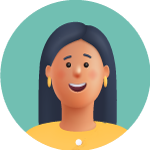 Ofis temizliği hizmetini yorumlayan müşteriyi temsil eden avatar görsel