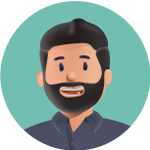 Ofis temizliği hizmetini yorumlayan müşteriyi temsil eden avatar görsel